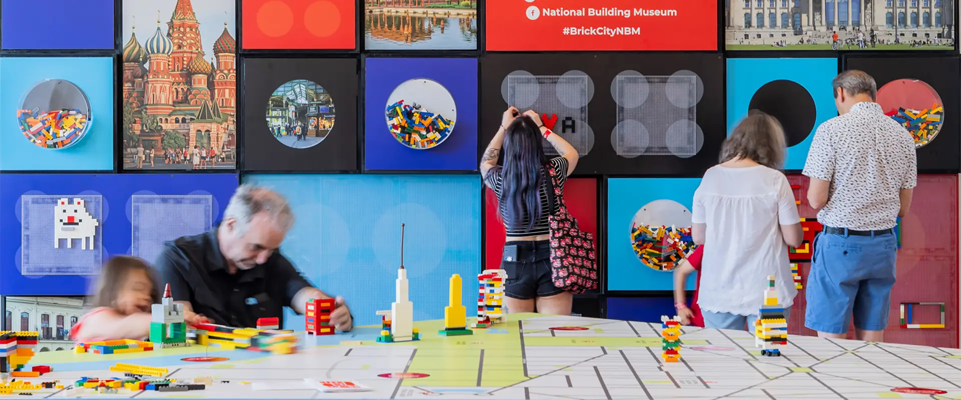 People enjoy Lego exhibit designed by Live.Create.Play.