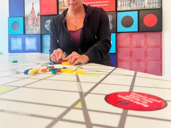 Graphic design for museum exhibitions and interactive audience engagement