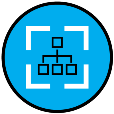 Data visualization graphics icon