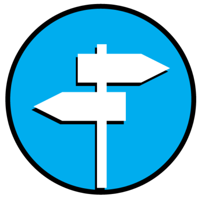 Wayfinding graphics icon